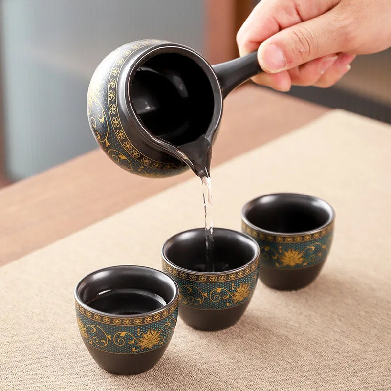 Lisslune | Mystic Sip Kung-Fu Ceramic Tea Set