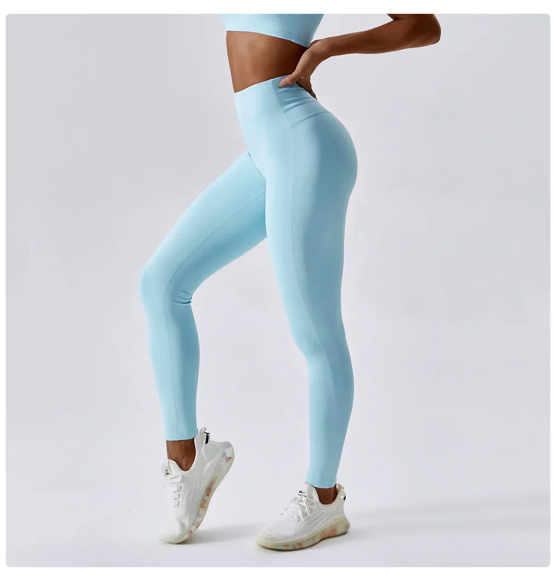 Lisslune | Breathable Push-Up Yoga Leggings with Peach Lift