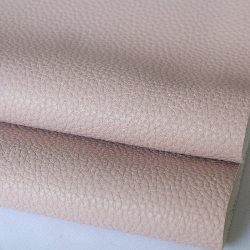 Lisslune | Elegant Lychee Pattern Vegan Leather Craft Sheet - A4 Size for Creative Projects