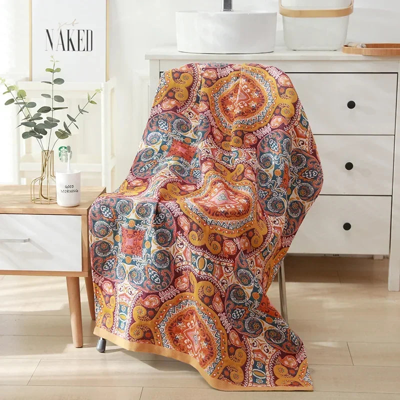 Lisslune | botanical print blanket