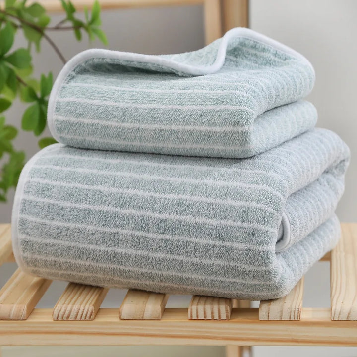 Rynx | Quick-drying towel coral fleece towels bath towels thickened absorbent for swimming pool sports fitness gift towels