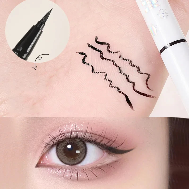 Rynx | Ultra-fine liquid eyeliner pen waterproof long-lasting blue red sweat-proof quick-drying matte eyeliner pen eye makeup cosmetics