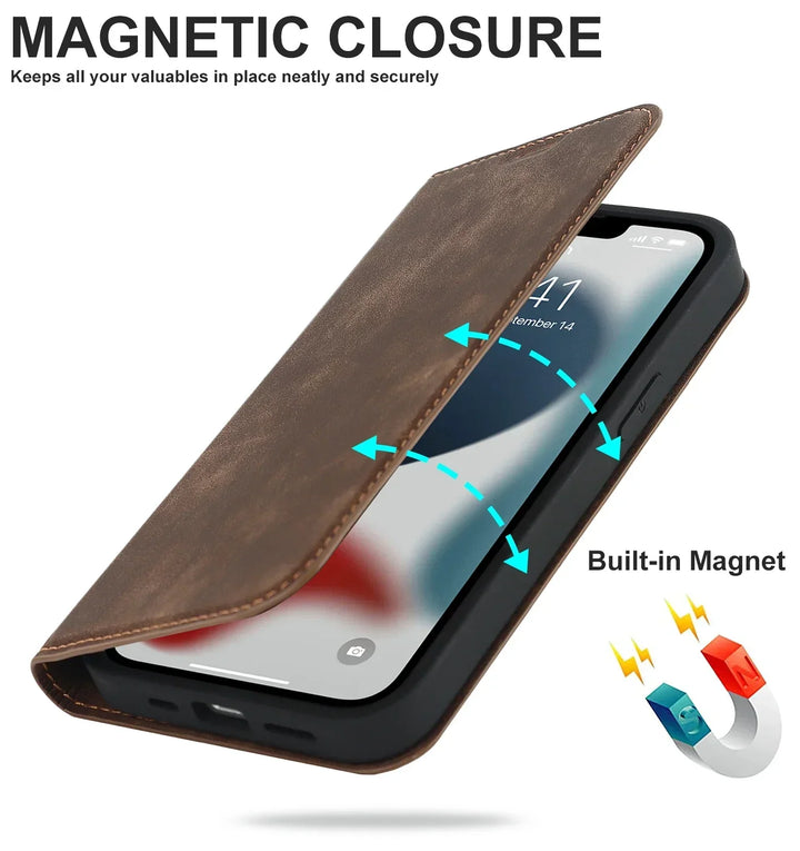 Lisslune | Wallet Case MagSafe Wireless Charging - iPhone