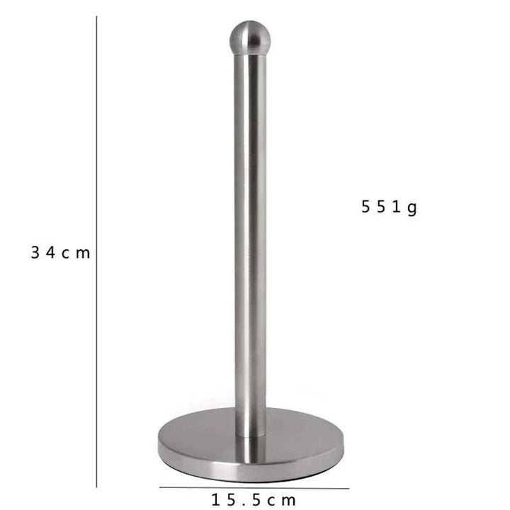 Lisslune | Elegant stainless steel paper roll holder for kitchen and bathroom