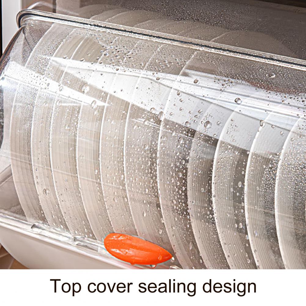 Lisslune | Dust-Proof Kitchen Dish Drainer Rack