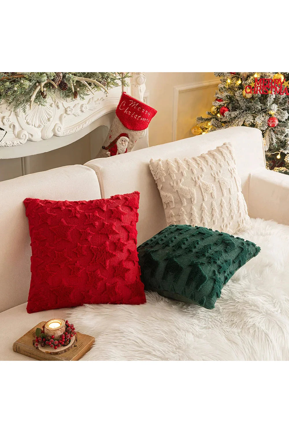 Lisslune | Plush decorative cushion cover