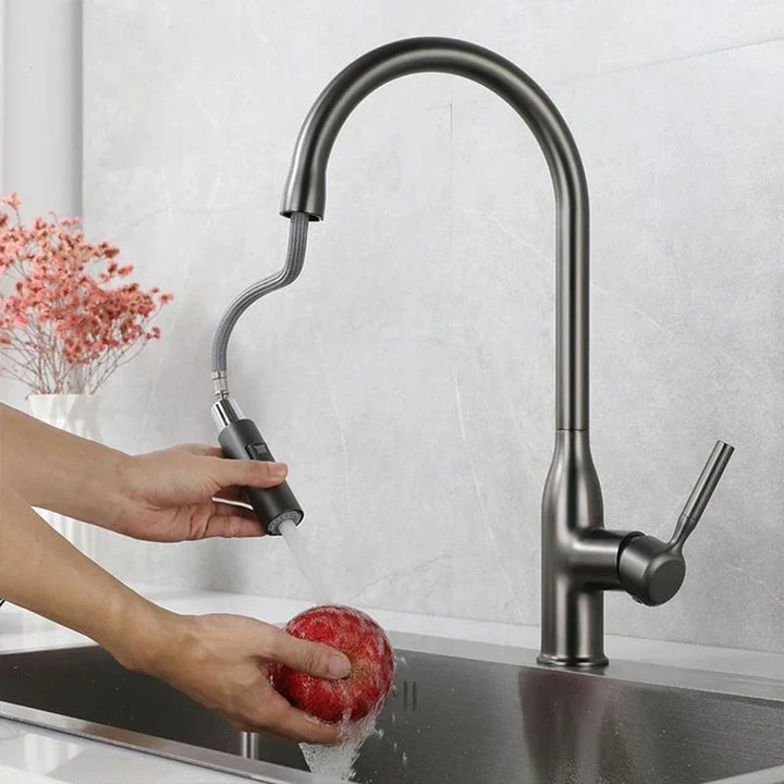 Lisslune | PureFlow - Kitchen Tap with Retractable Hand Shower