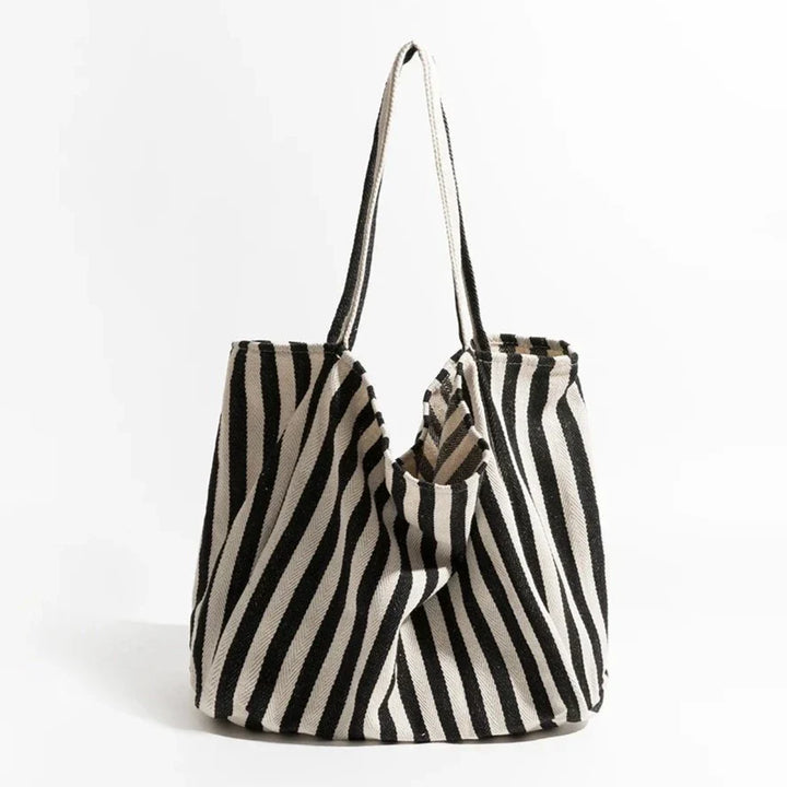 Lisslune | Striped linen tote bag