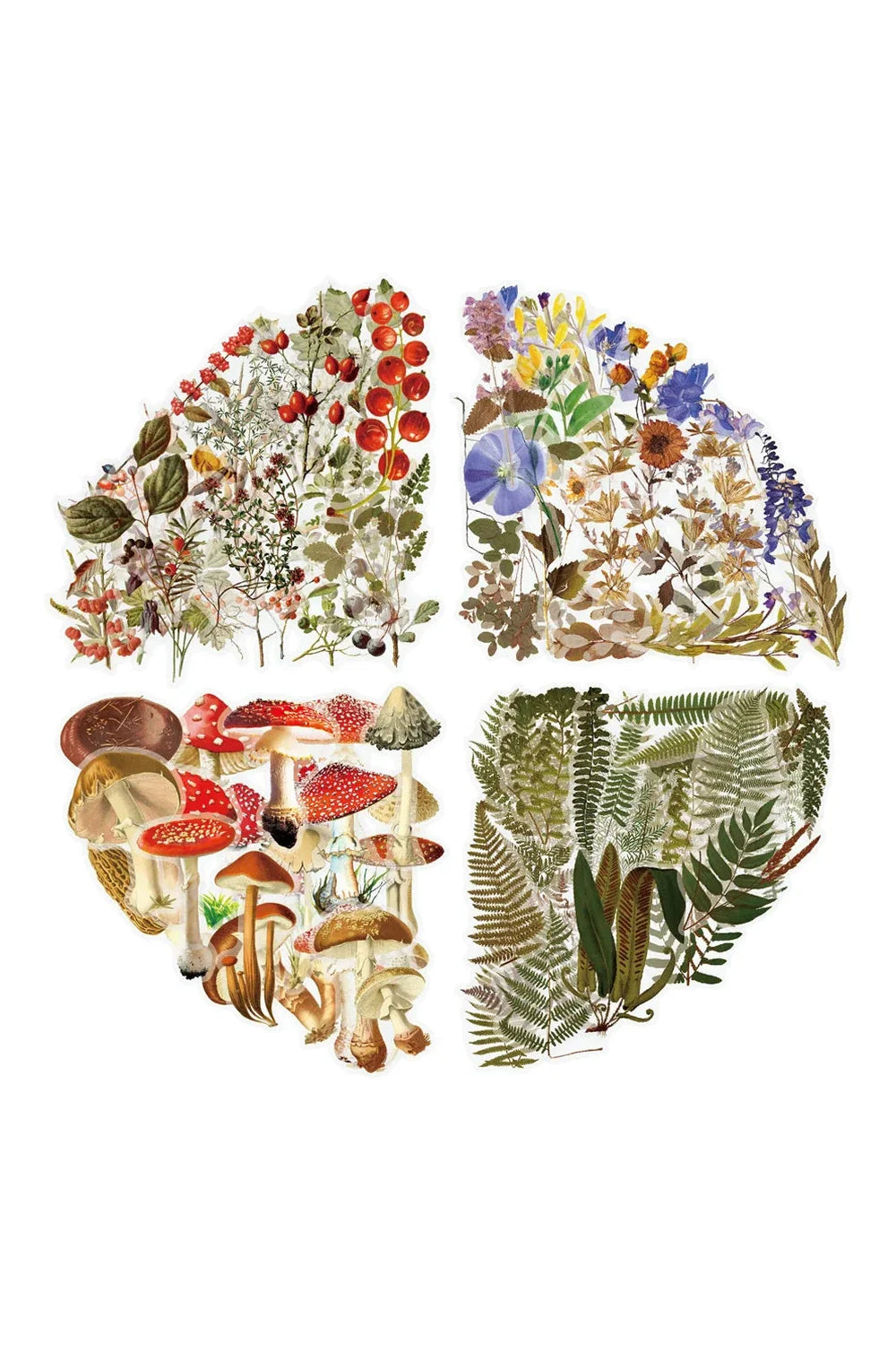 Lisslune | floral scrapbooking stickers