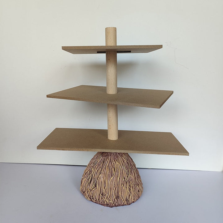 Lisslune | 3-Tiered Witch Broom Shape Stand