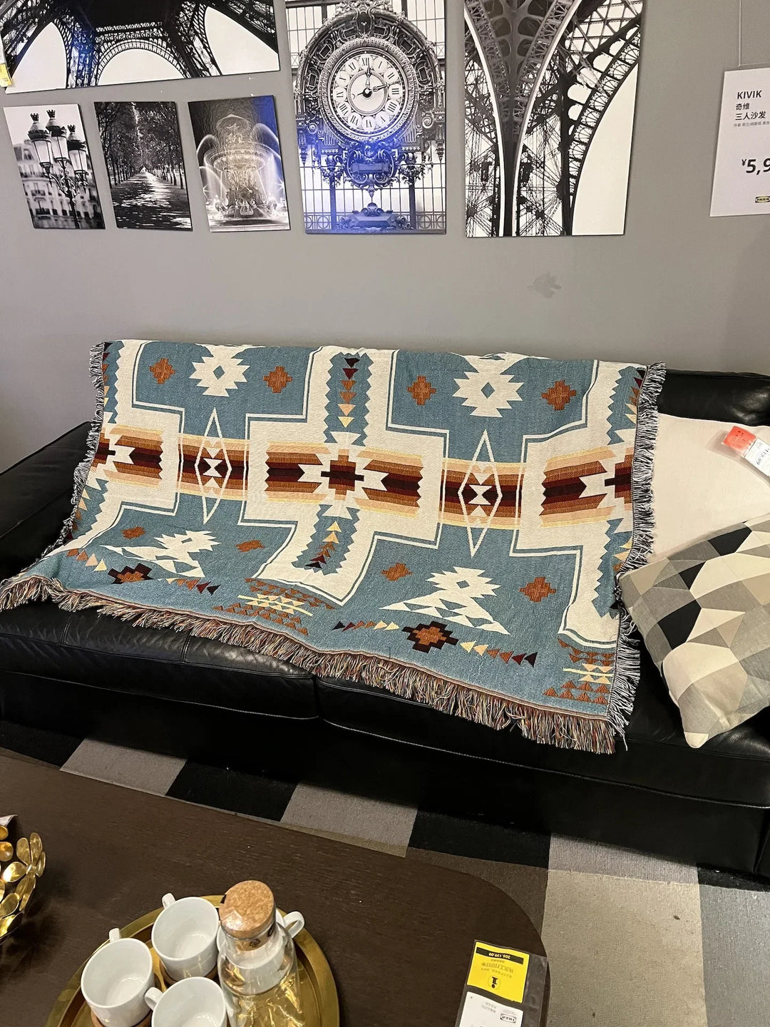 Lisslune | Aztec woven blanket