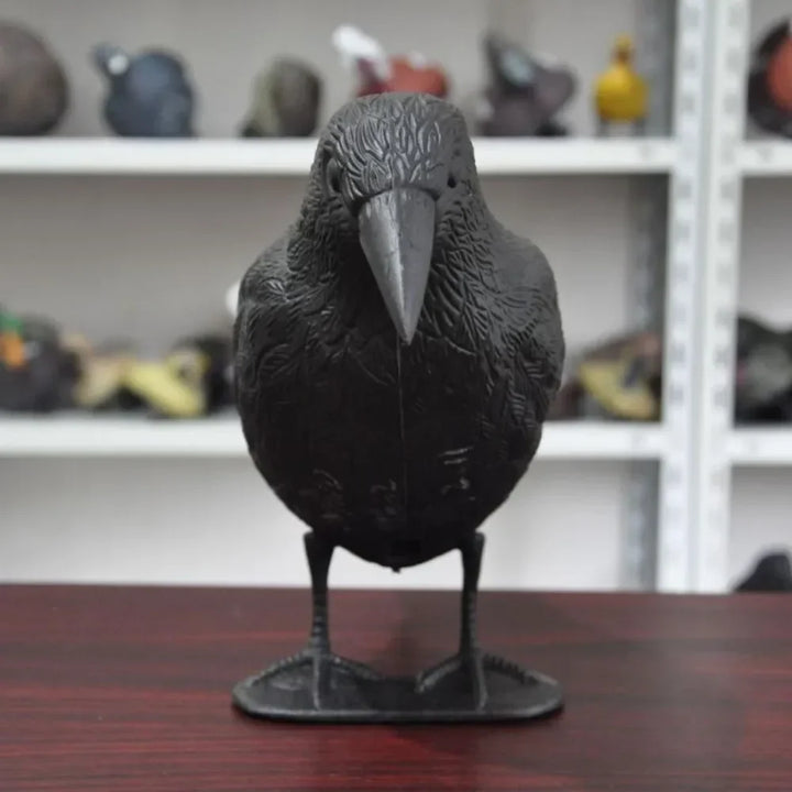 Rynx | Garden Decoration Outdoor Simulation Black Crow Raven Bird Deterrent Pest Control Pigeon Deterrent Garden Decoration Outdoor