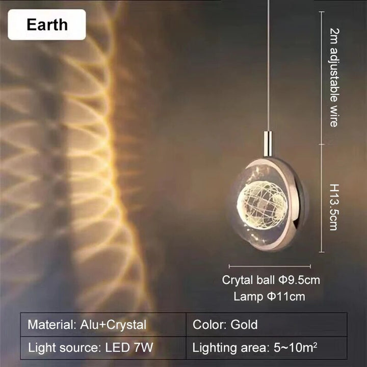 Lisslune | Romantic Crystal Rotating Mood LED Lights