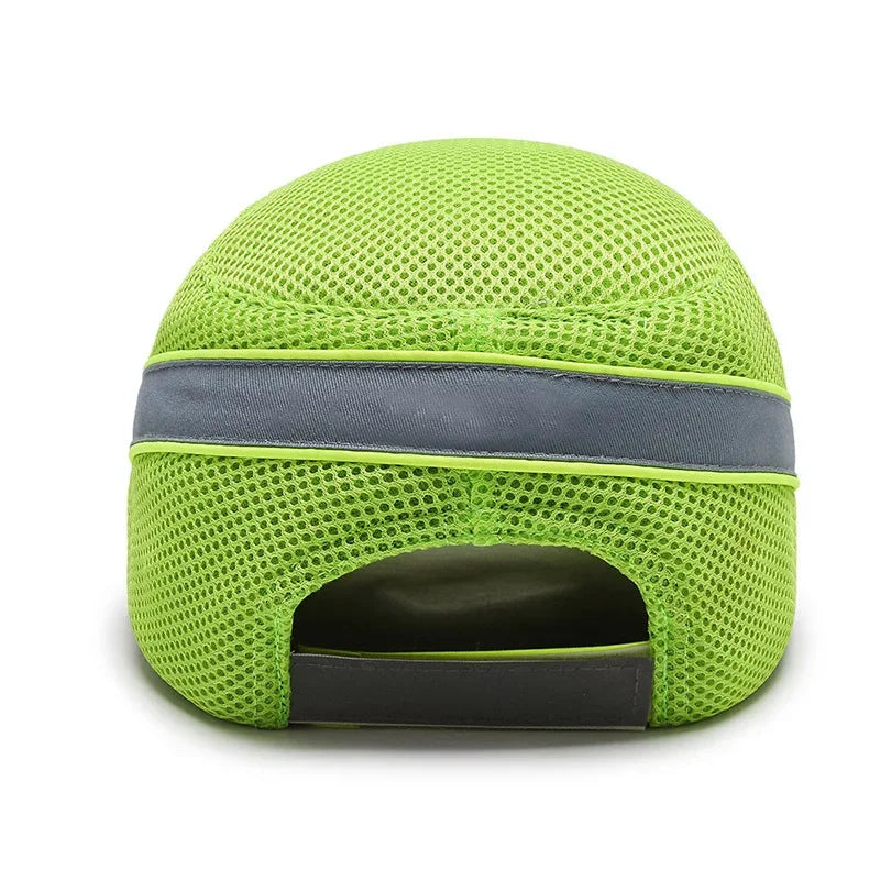 Lisslune | Red Safety Bump Cap - Helmet with hard ABS inner core for head protection at home, work, and factory