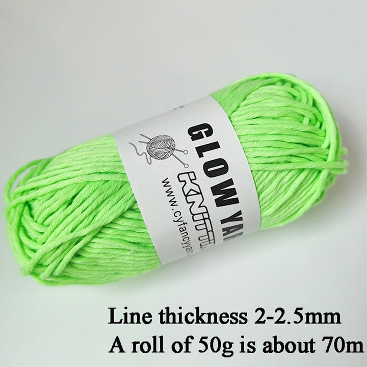 Lisslune | Sparkle Glow Luminous Knitting Yarn
