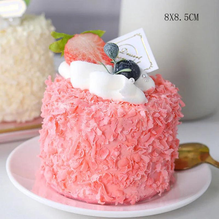 Lisslune | Realistic Synthetic Fruit Cake Model for Home Decor and Photography - 1 pc. FCYY-MIX2