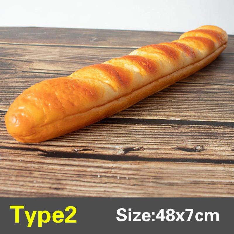 Lisslune | Elegant Artificial French Baguette Home Decoration for Kitchen and Display