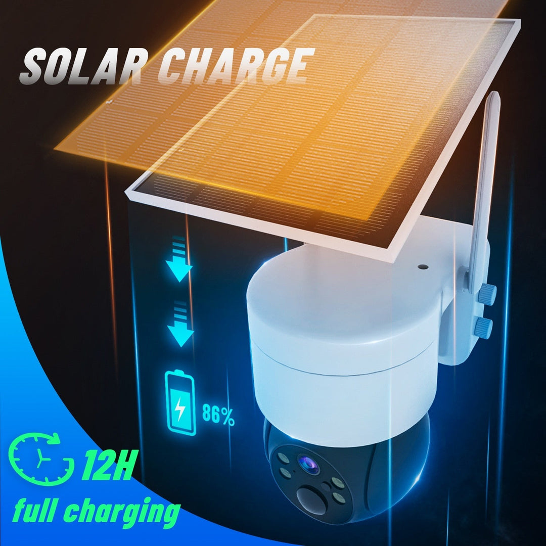 Lisslune | Outdoor WiFi Solar-Powered Security IP Camera