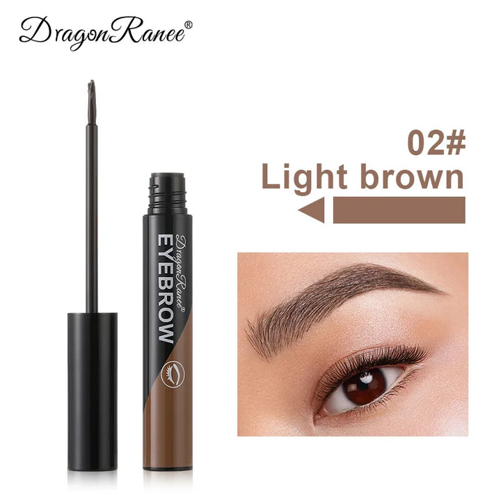 Rynx | Peel-off Eyebrow Gel Natural Eyebrow Tattoo Dark Brown Tint Makeup Waterproof Long-lasting Eyebrow Enhancer Liquid Gel Tear-proof Easy