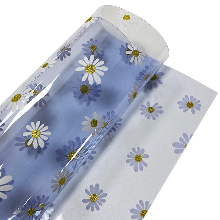 Lisslune | Floral Elegance PVC Craft Film for Creative Home Decor and DIY Projects