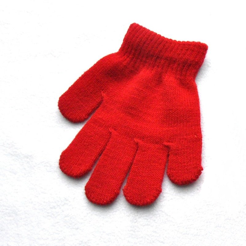 Lisslune | Toddler Wool Gloves with Individual Fingers (3-6 Years)