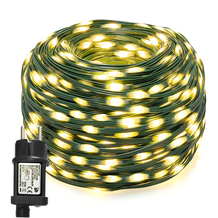 Lisslune | VerdeLicht Waterproof LED Garland – Outdoor Lighting for Garden and Terrace