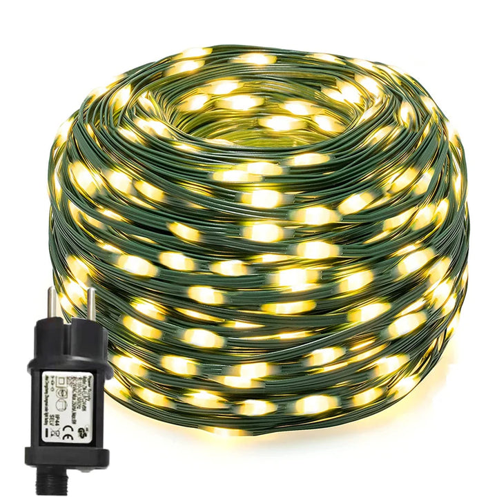 Lisslune | VerdeLicht Waterproof LED Garland – Outdoor Lighting for Garden and Terrace