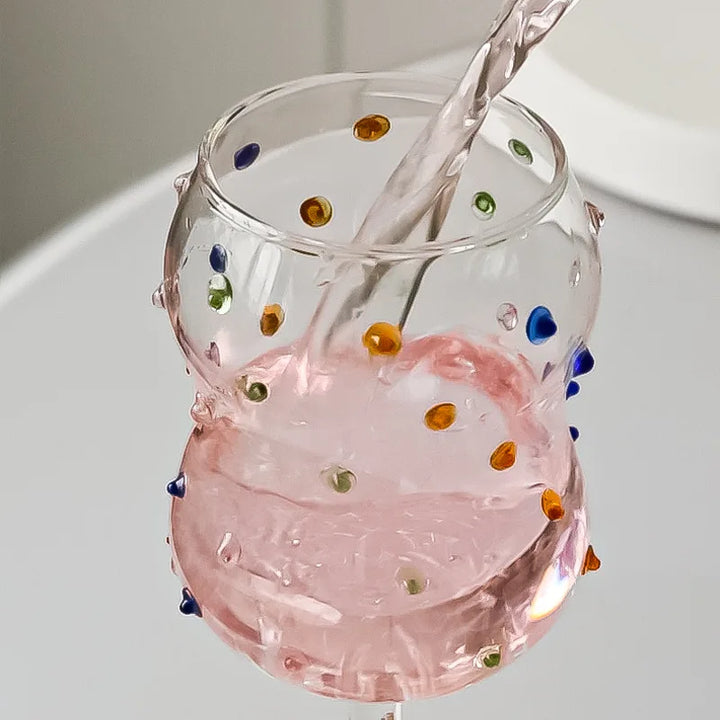 Lisslune | Colorful Dots Wine Glass