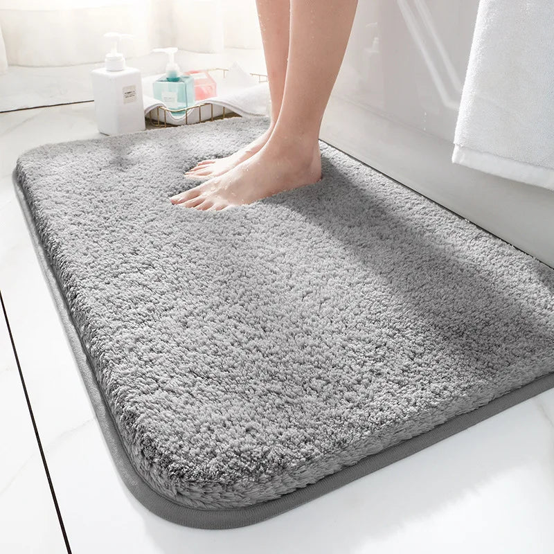 Lisslune | SoftStep Luxury Bath Mat – Extra Thick Microfiber Mat with Non-Slip and High Absorption