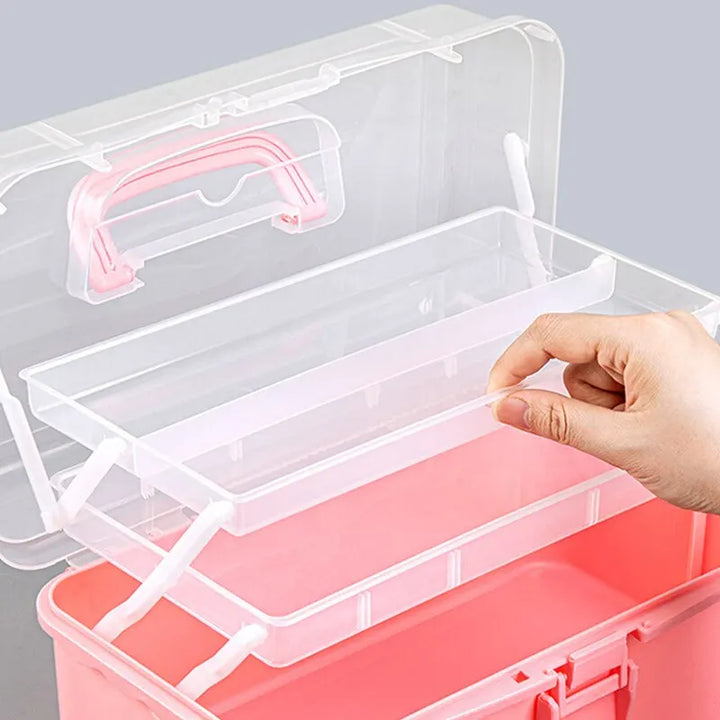 Lisslune | Three Layer Multi-Use DIY Craft Storage Box