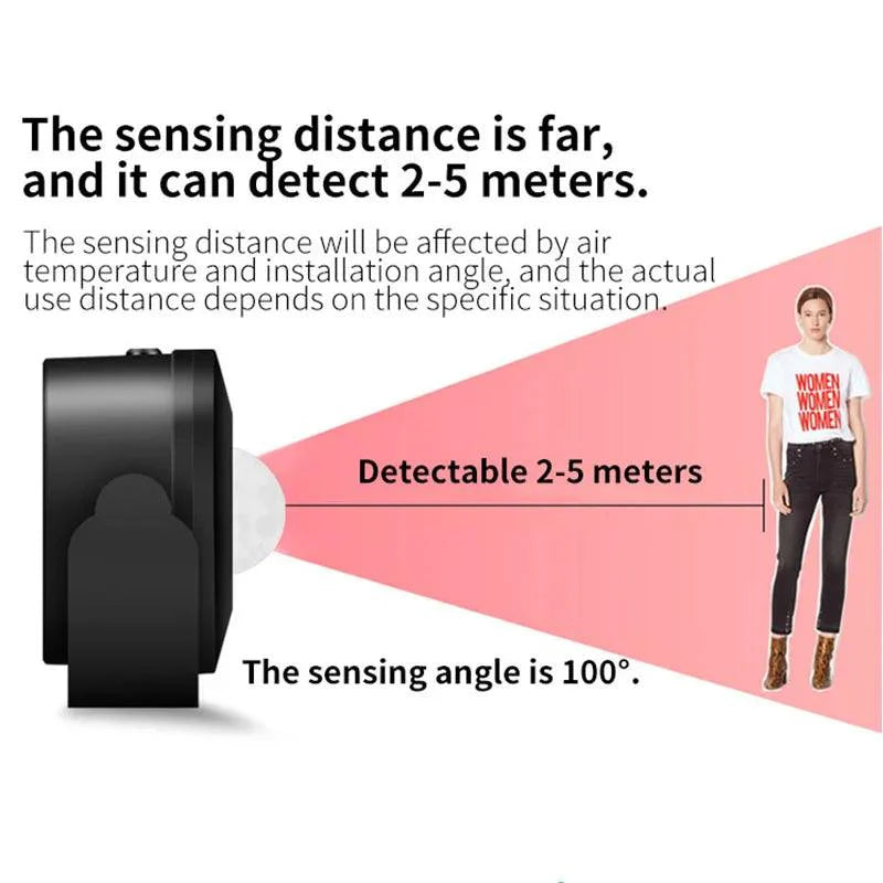 Lisslune | Wireless motion detection doorbell alarm with improved security and welcome message