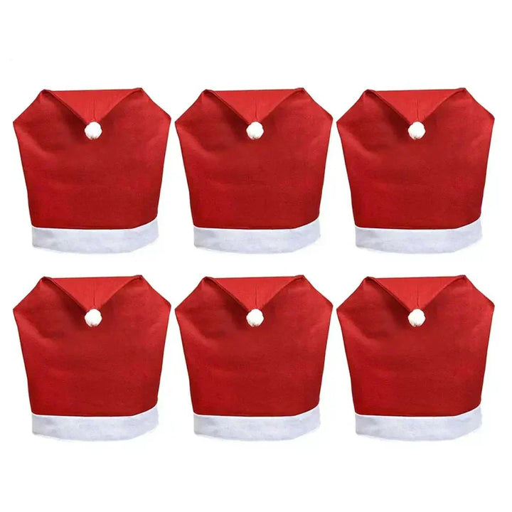 Lisslune | SantaSeat Christmas Chair Covers – Set of Decorative Chair Covers with Santa Design