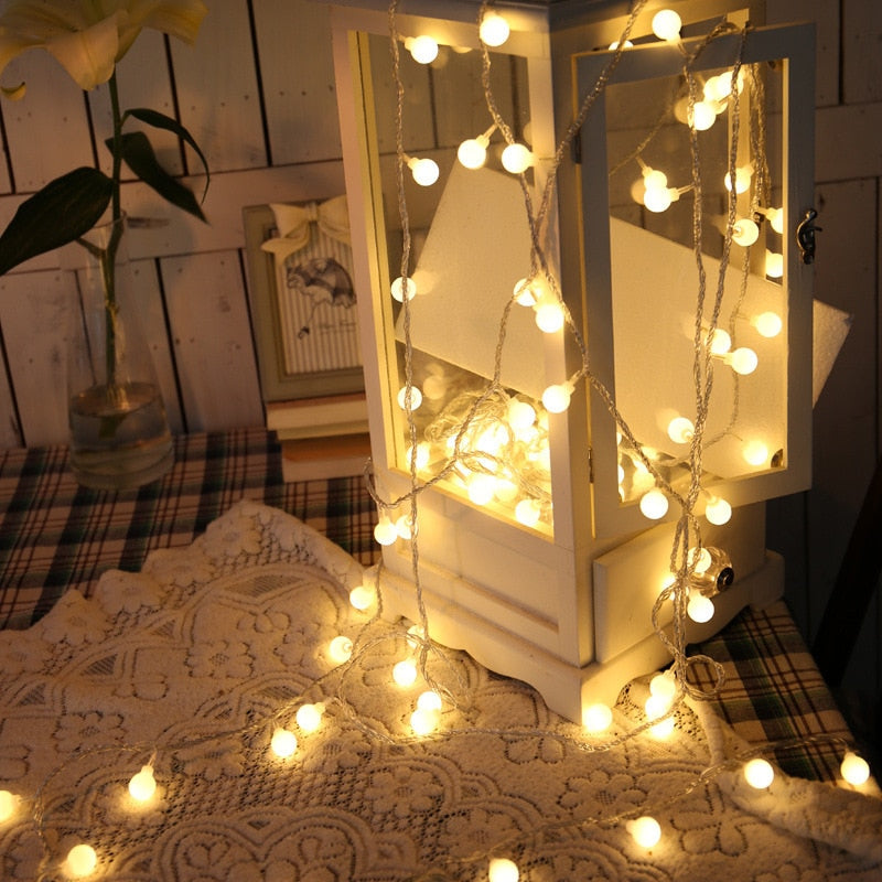 Lisslune | LED Fairy Bubble String Lights Festive Lights