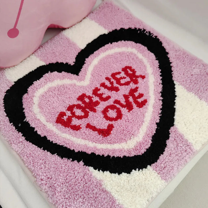 Rynx | Tufting Letters Cushion Mat Soft Round Square Apple Heart Chair Sofa Pad Home Space Office Warm Decor for Autumn Winter