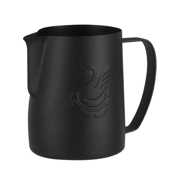 Lisslune | 600ml stainless steel coffee pot milk frother cup cream maker espresso latte art tool elegant swan