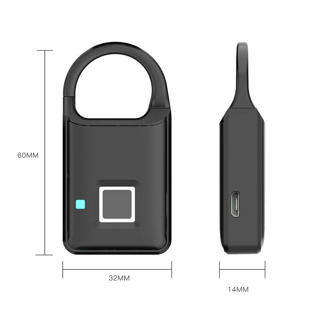 Lisslune | Touch Guard Smart Fingerprint Waterproof Secure Lock
