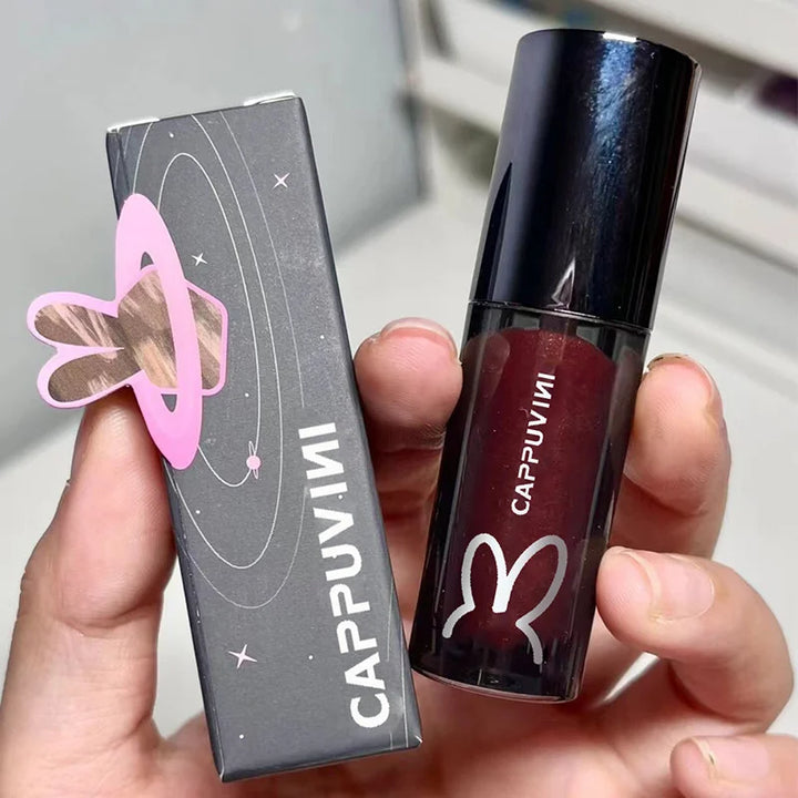 Rynx | Shiny Lip Lacquer Gel Glitter Lip Gloss Long-lasting Moisturizing Liquid Lipstick Lines Fade Shimmer Lip Makeup Cosmetics