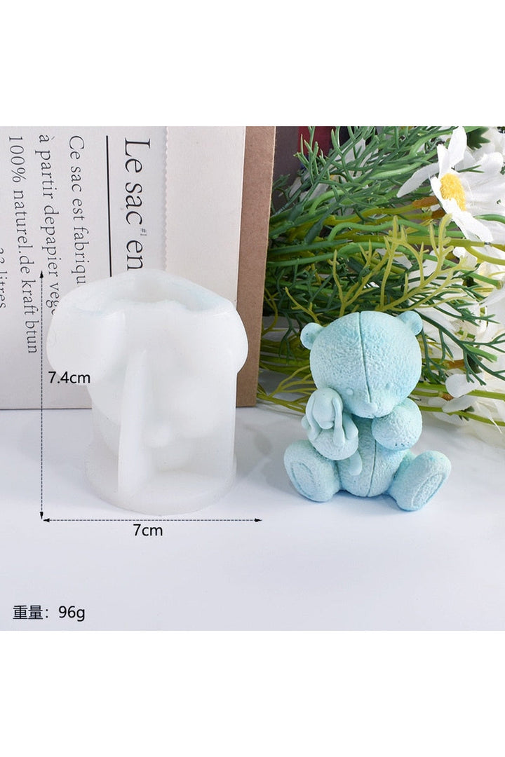 Lisslune | Bear-shaped candle mold