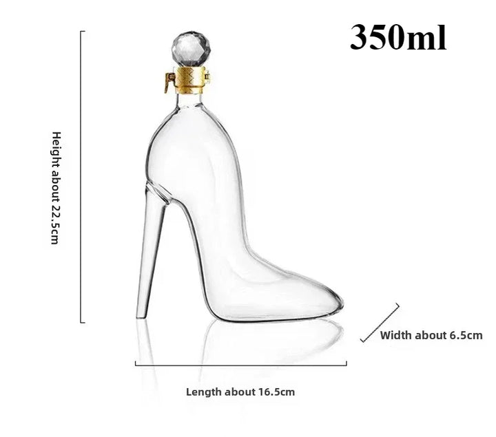 Lisslune | High Heel Fancy Glass Wine Decanter