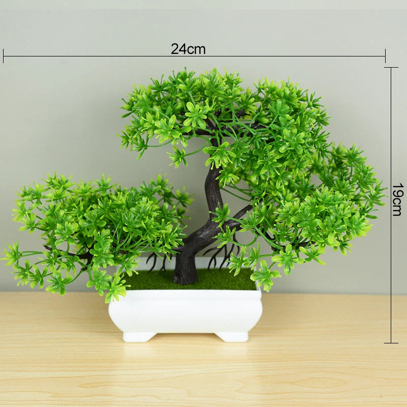 Rynx Artificial Plants Bonsai Small Tree Pot Artificial Plant Flowers Potted Plants Ornaments For Home Room Table Decoration Hotel Garden Decor