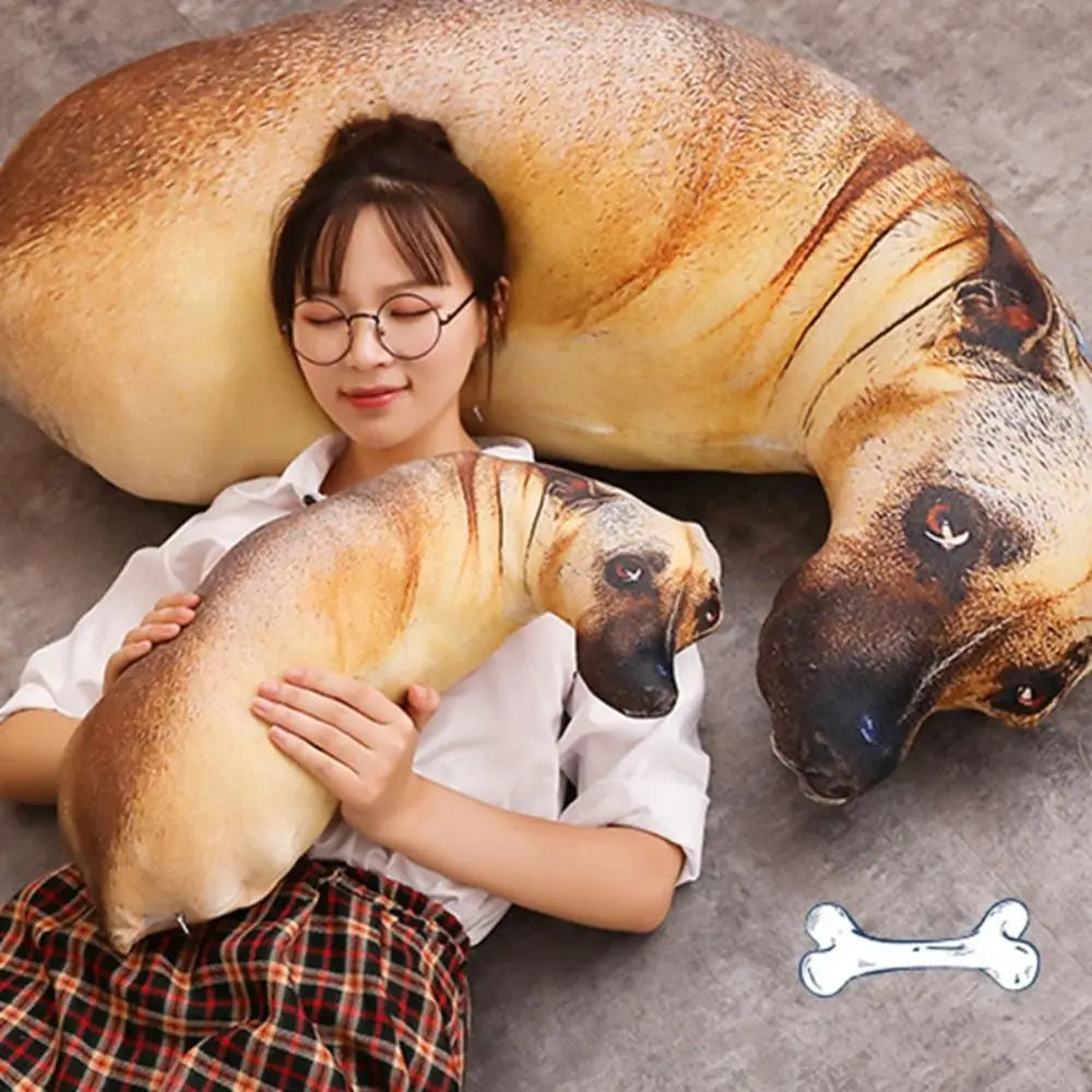 Lisslune | Realistic Dog Soft Dog Plush Pillows