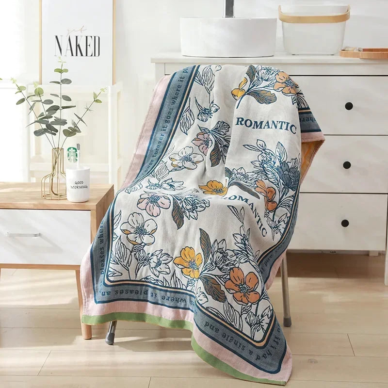Lisslune | botanical print blanket