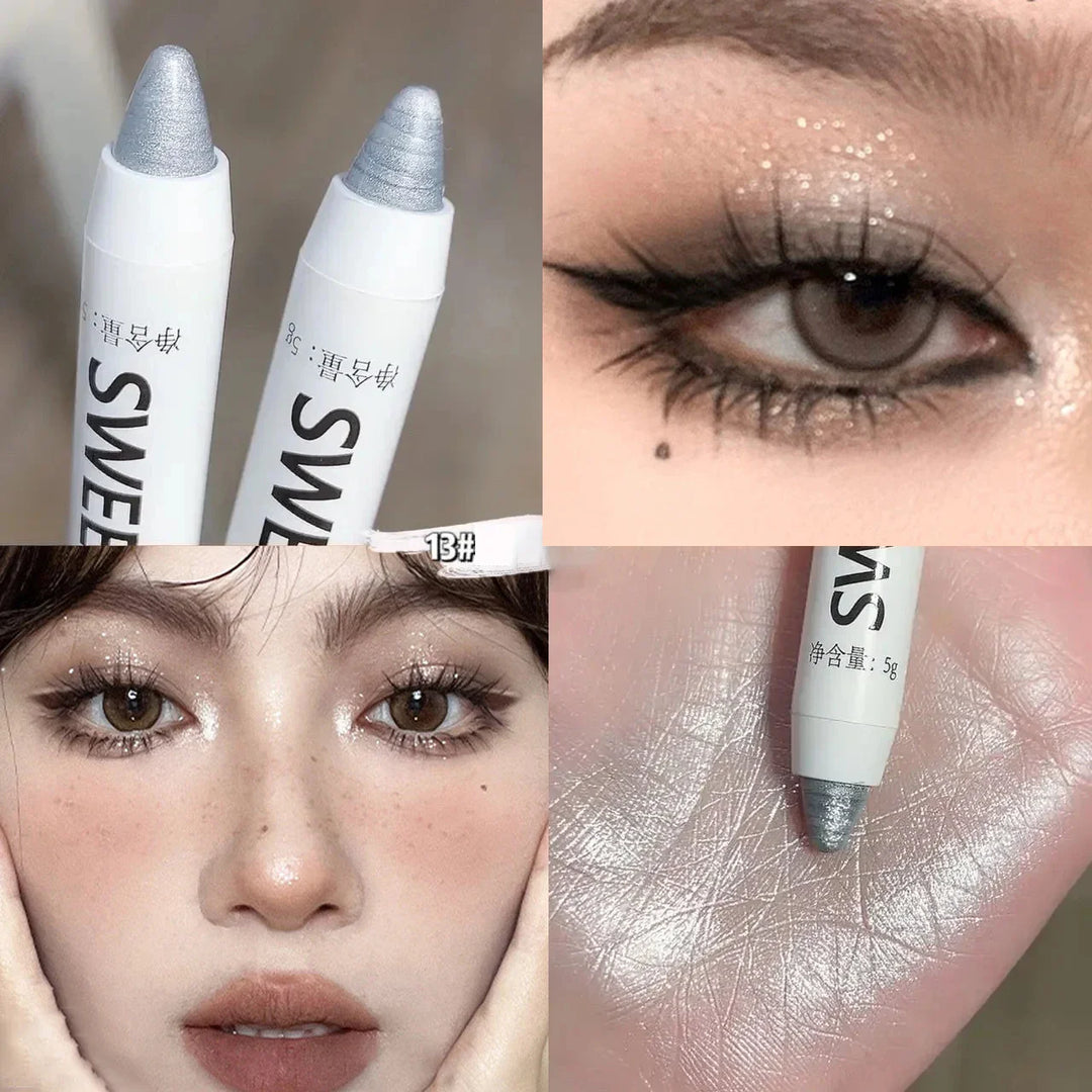 Rynx | Shimmer Matte Glitter Eyeshadow Eyeliner Pencil Lying Silk Spider Waterproof Long-lasting Brightening Eye Highlighter Women Eye Makeup