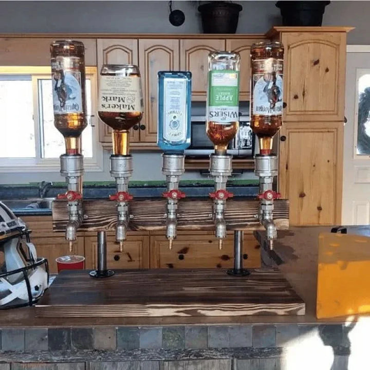 Lisslune | Wooden Beverage Dispenser – 5L Drink Server with Tap