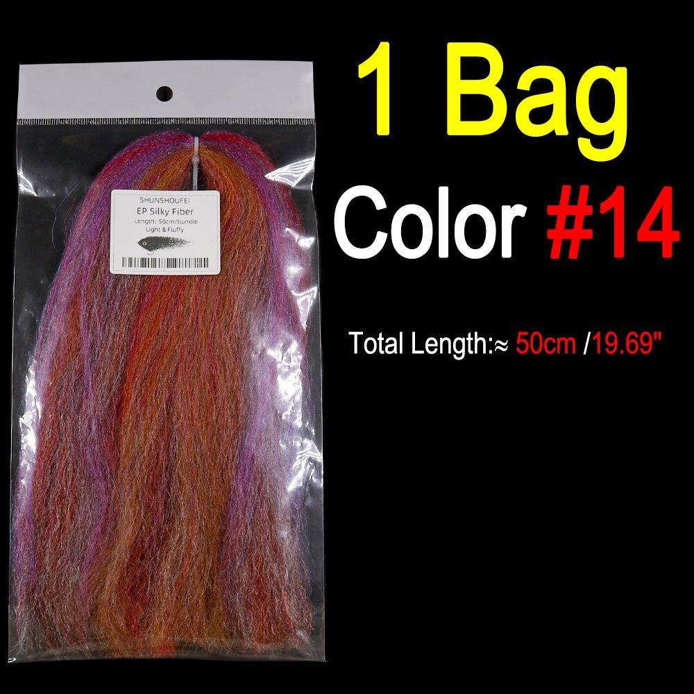 Lisslune | Vivid Synthetic Hair Fly Tying Material - High-Quality Fiber for Authentic Fly Designs