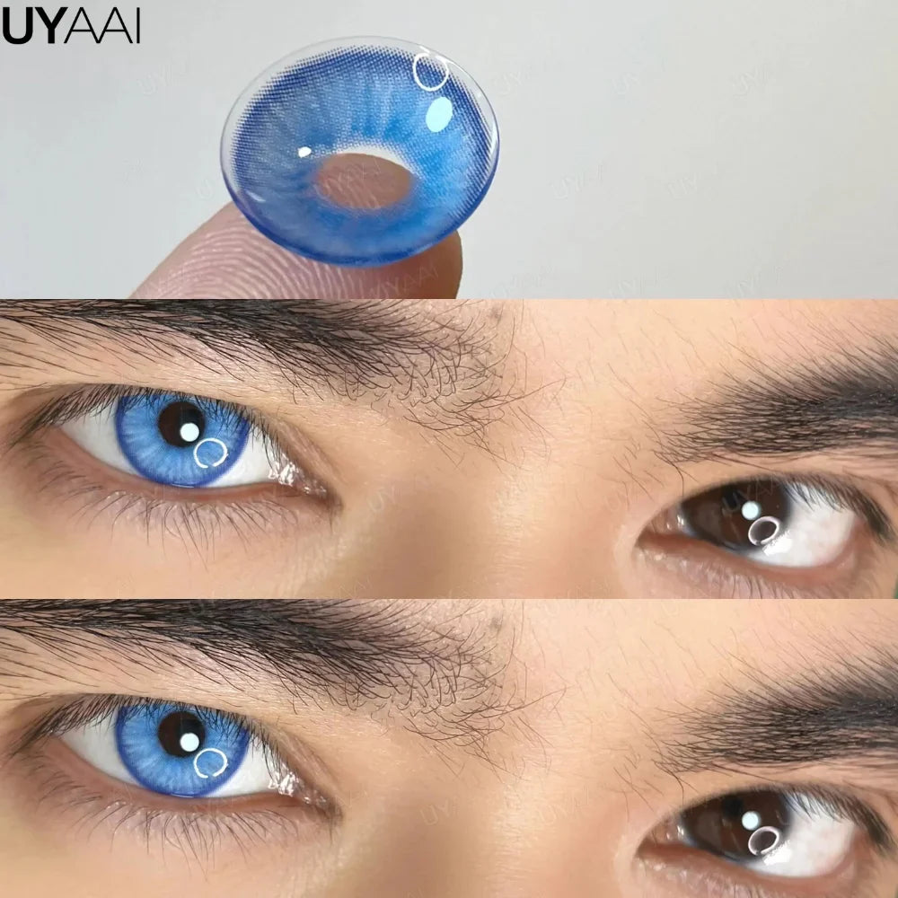 Rynx | 1 Pair Korean Lenses Black Spots Green Lenses Blue Lenses Gray Lenses Brown Lenses Colored Contact Lenses