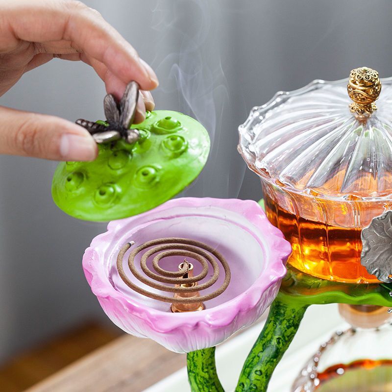 Lisslune | Mystic Lotus Incense Teapot