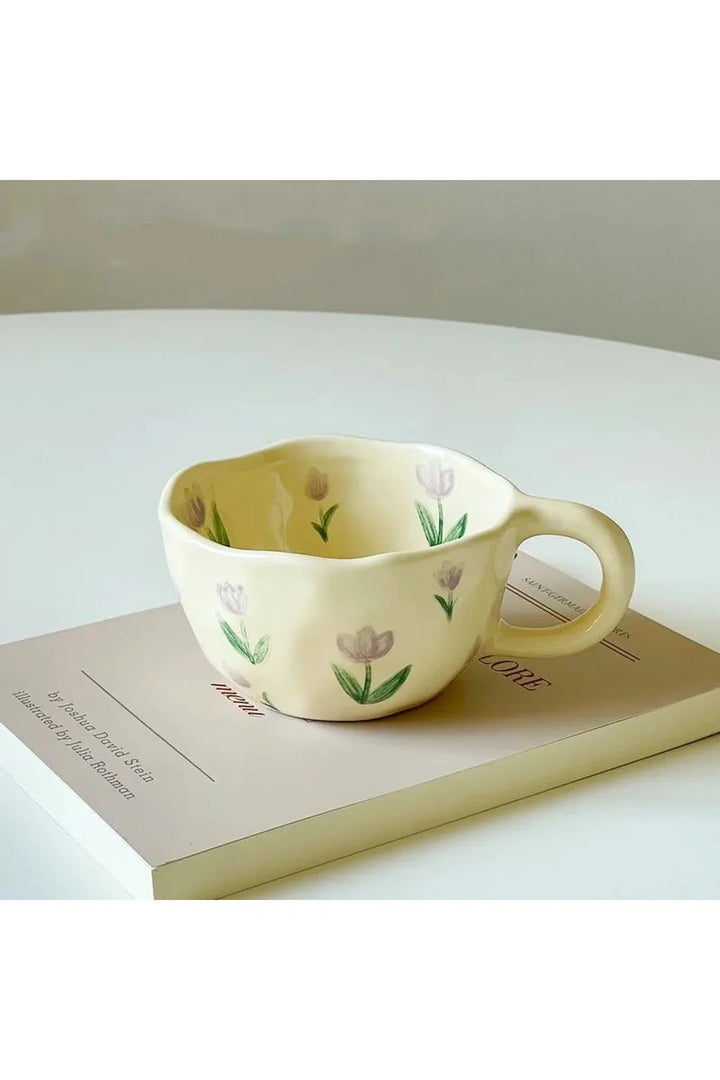 Lisslune | Flower ceramic mug