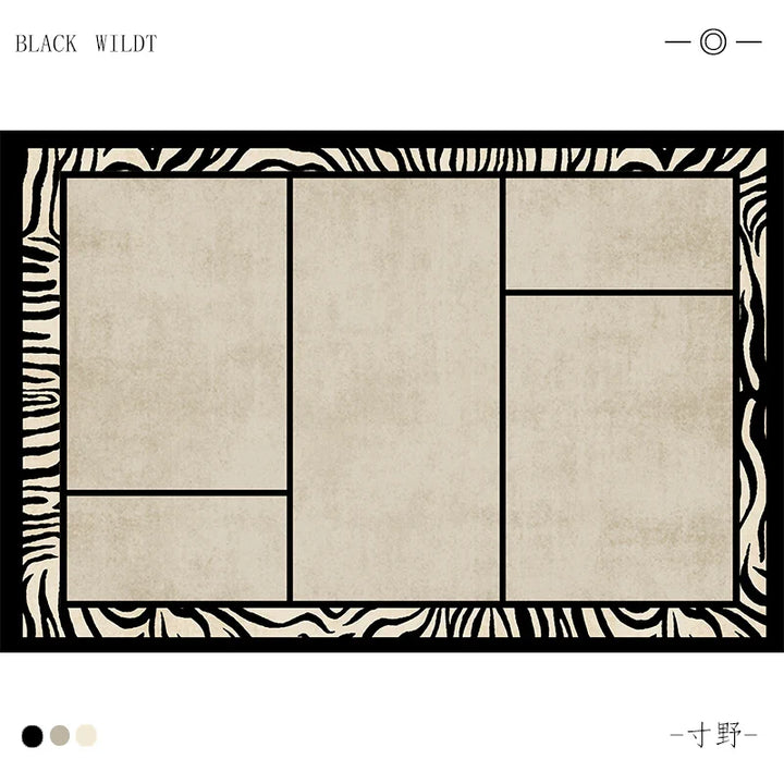 Rynx | Luxury Fashion Minimalist Living Room Carpet Abstract Art Easy to Clean lint-free Carpet Home Decor 패션 러그 модный ковер Tapis Rug
