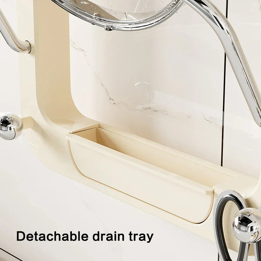 Lisslune | Suction Wall-Mounted Pot Lid Organizer Storage Rack